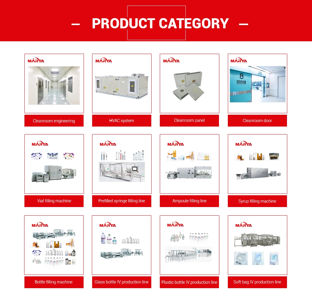 Marya Pharmaceutical Automatic Isolation System Ampoule Filling Machine in Liquid Filling Sealing Production Line Supplier and Manufacturer China