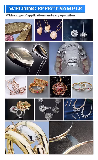 100와트 데스크탑 금은 주얼리 레이저 점용접 기계